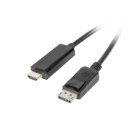 Cablu displayport v.1.1 la hdmi 1 m ca-dphd-10cc-0010-bk lanberg Lanberg - 1