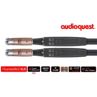 Cablu audio 2xlr - 2xlr  audioquest thunderbird 1.0m level 6 noise dissipation with graphene solid psc+ dual dbs x Audioquest - 