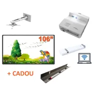 Pachet interactiv ib106rs + eh330ust + suport + modul wifi si pentray cadou Evoboard - 1