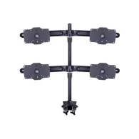 Suport 4 monitoare/lcd birou multibrackets15-32 negru 4 brate cu clema prindere pe birou Multibrackets - 1
