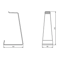 Multibrackets 1862 accesorii pentru căști Suport cască Multibrackets - 6
