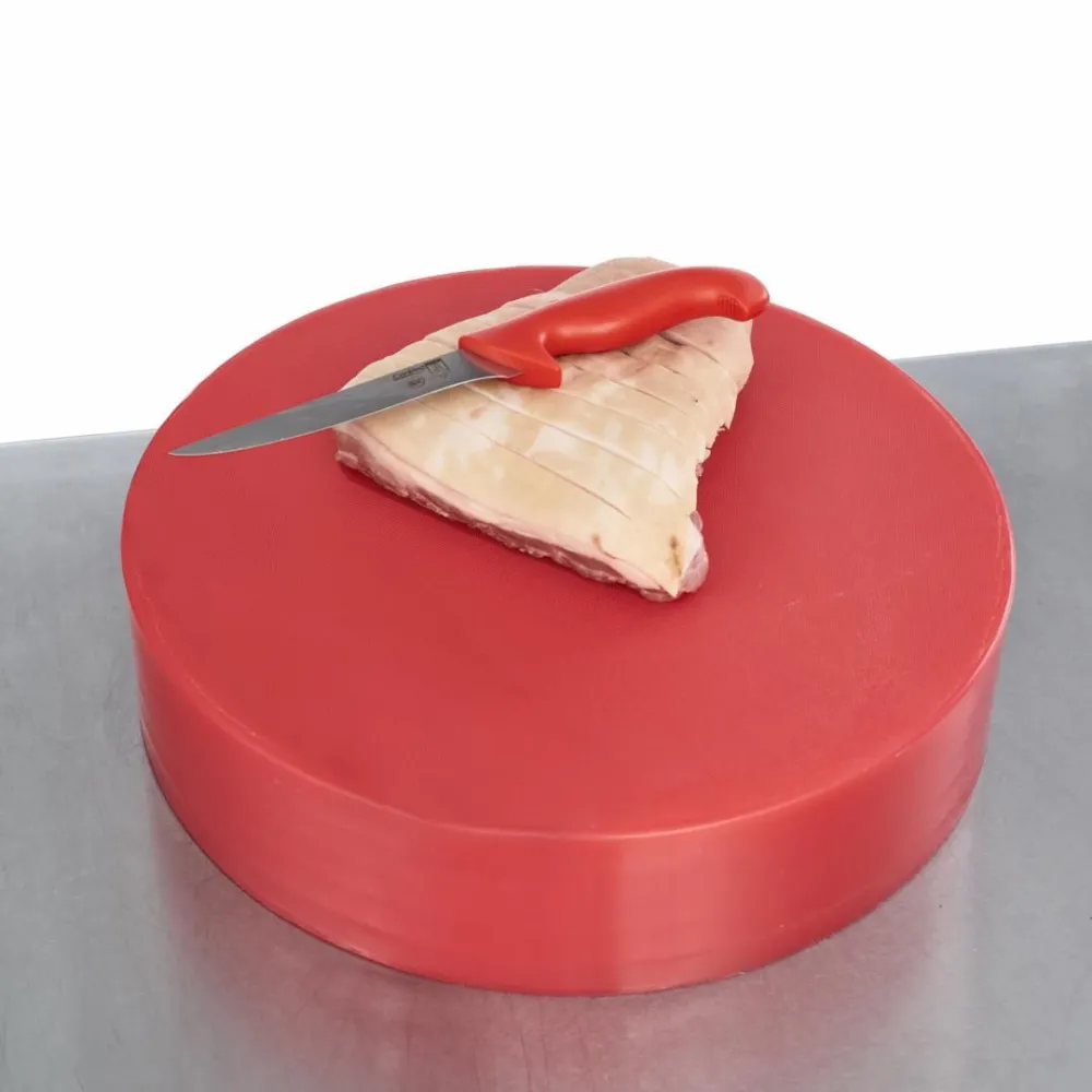 Boning knife  18 cm red handle total length: 30 cm Heinner - 1