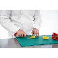 Chef knife  20 cm red handle total length: 33 cm Heinner - 1