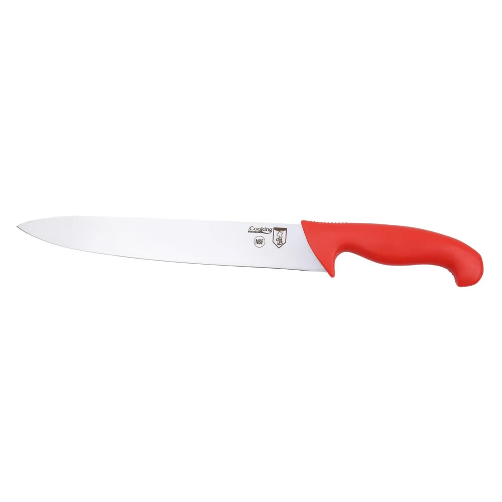 Chef knife  31 cm red handle total length : 44 Heinner - 1