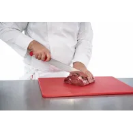 Chef knife  31 cm red handle total length : 44 Heinner - 1