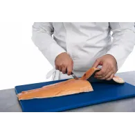 Boning knfie  18 cm blue handle total length: 30 cm Heinner - 1