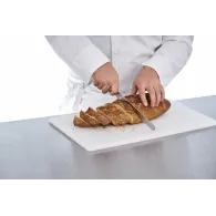 Bread knife  25 cm white handle total length: 38 cm Heinner - 1