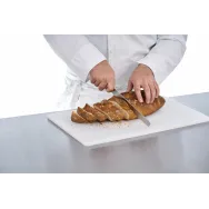 Bread knife  25 cm white handle total length: 38 cm Heinner - 1