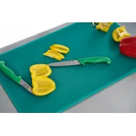 Paring knife  8 cm green handle total length: 19 cm Heinner - 1