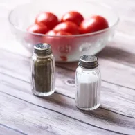 Recipient sare/piper sticla +inox  45 ml Vanora - 1