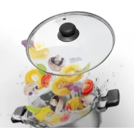 Capac sticla 22 cm
material: sticla cu buton din bachelita Vanora - 1