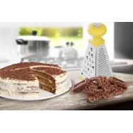 Razatoare piramida galbena 4 laturi 20.3x10x10cm material inox cu grosimea Vanora - 1