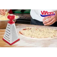 Razatoare piramida rosie 4 laturi 20.3x10x10cm material inox cu grosimea Vanora - 1