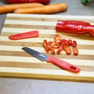 Cutit  cu teaca  9.5 cm rosu Vanora - 1