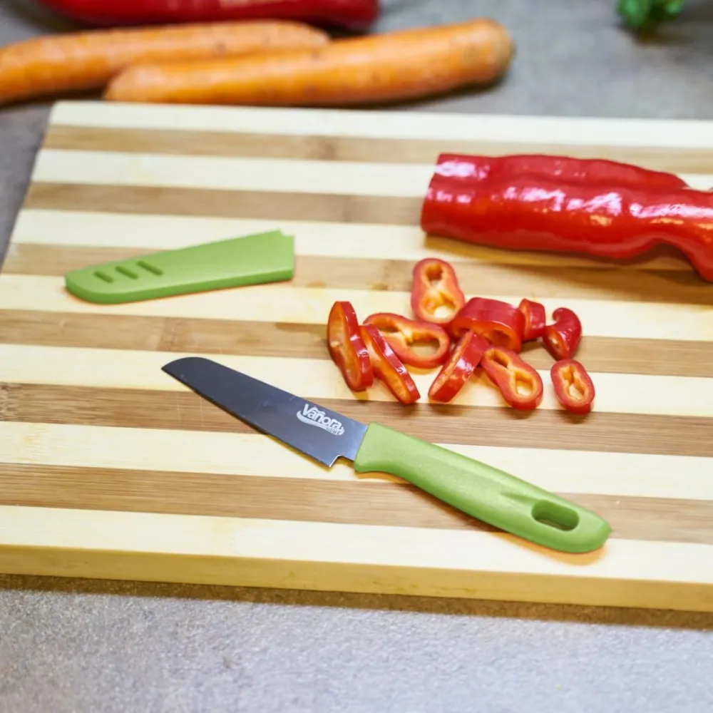 Cutit  cu teaca  9.5 cm verde Vanora - 1