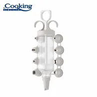 Set ornare prajituri  seringa 120 ml+ 8 duiuri lungime: 21 Heinner - 1