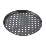 Tava pizza perforata 26 x 1.4 cm
material: otel carbon Vanora - 1
