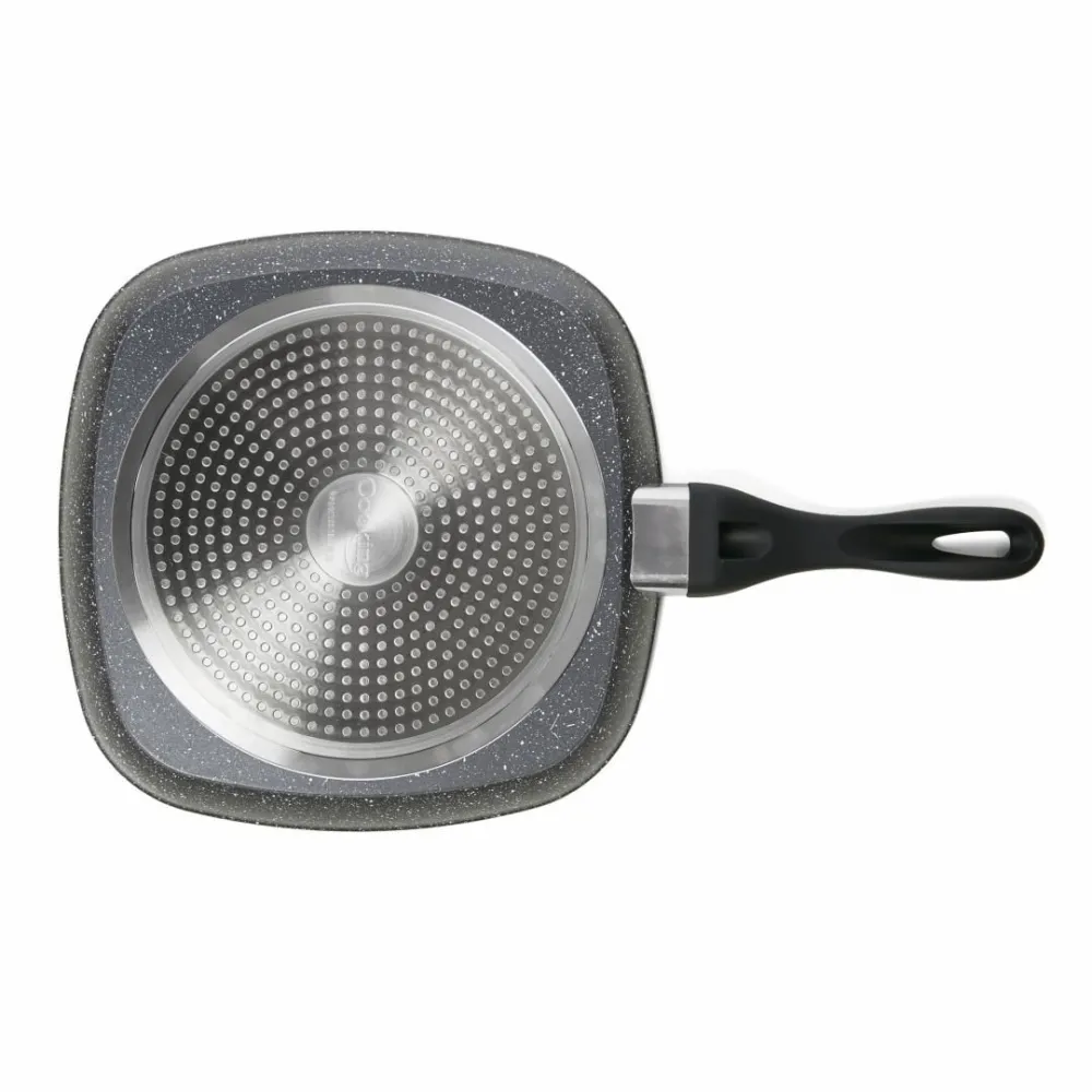 Tigaie grill alumin+capac 28x4 cmstone Heinner - 1