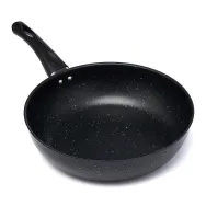 Tigaie delis   24*6.5cm negru marmorat material: otel carbon grosime : Vanora - 1