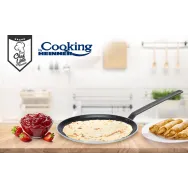 Professional pancake pan 30x2 cm
material: pressed aluminum + steel Heinner - 1