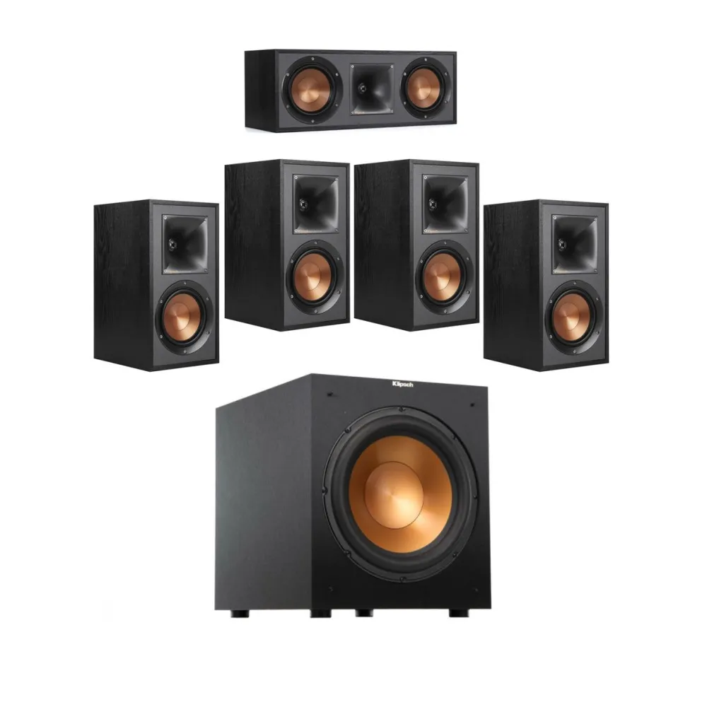 Pachet boxe 5.1 klipsch r-51m r-52c r-12sw Polk audio - 1