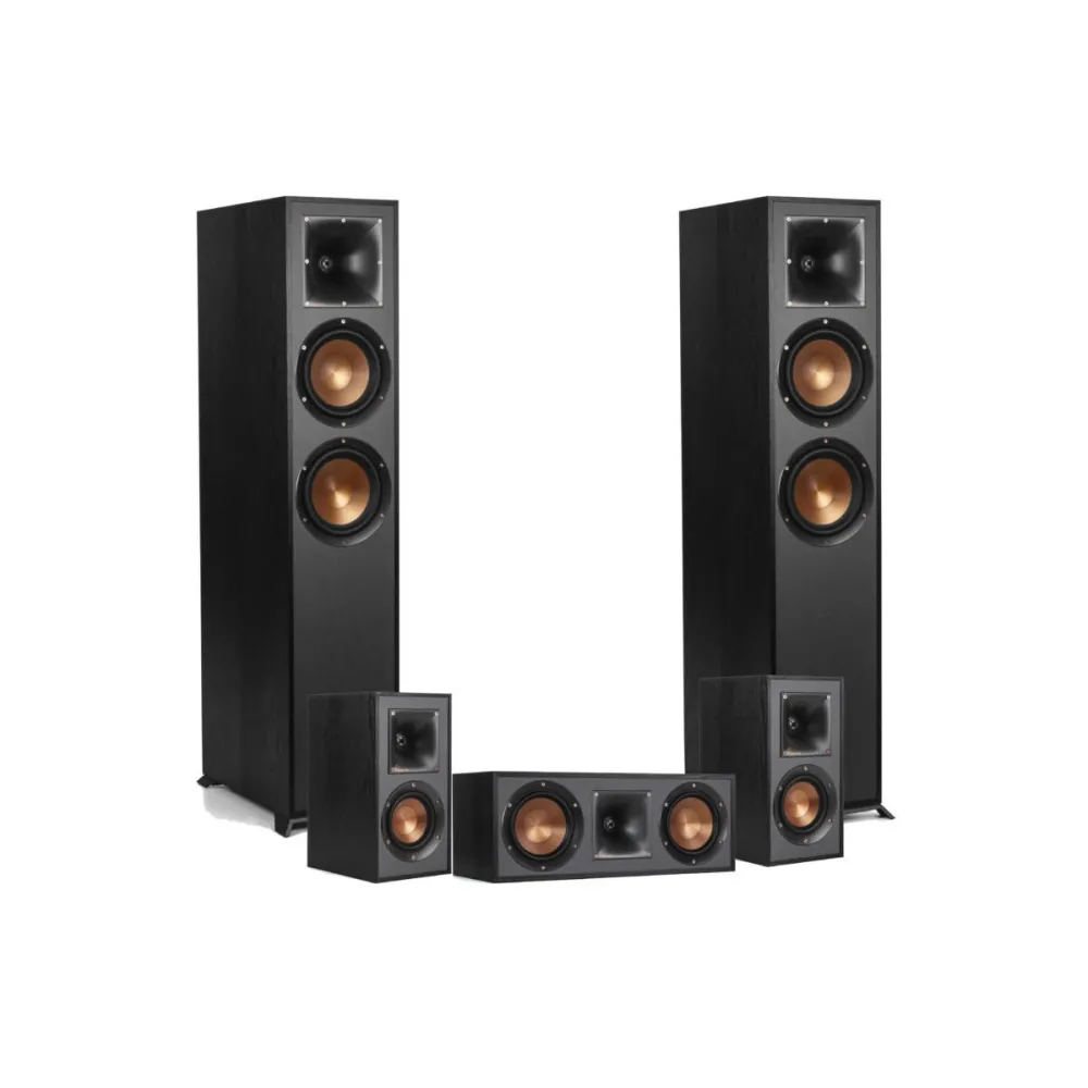 Pachet boxe 5.0 klipsch r820f cu centru r-52c negru Klipsch - 1