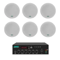 Pachet sonorizare 60w de tavan fm+usb+bluetooth dsppa mp60ub+6xdsp5011 Dsppa - 1