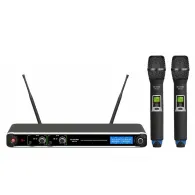 Microfon wireless dublu de mana rh sound wr-218 sincronizare ir Rh sound - 1
