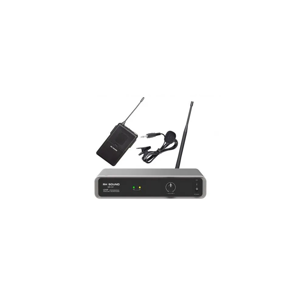 Microfon wireless lavaliera + headset rh sound wrl-107 uhf max.60m Rh sound - 1