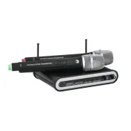 Set microfon de mana dublu wireless omnitronic uhf-202 Omnitronic - 1