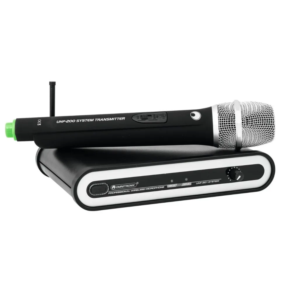 Microfon wireless fara fir de mana omnitronic uhf-201 Omnitronic - 1