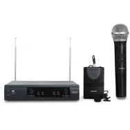Microfon wireless dublu de mana + lavaliera fonestar  msh-209 Fonestar - 1