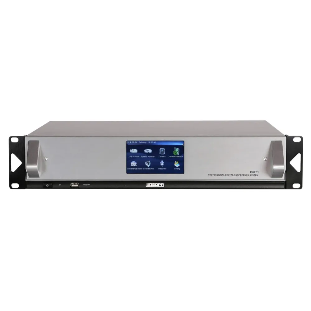 Controller inteligent de audioconferinta dsppa d6201 cu ecran touch de 4.3 max.4096 microfoane dsp tcp/ip Dsppa - 1