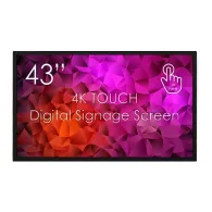 Display led 43 cu touch 4k  24/7 profesional swedx sdst43k8-01 Swedx - 1