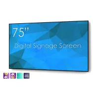 Display led 75 4k 24/7 profesional swedx sds75k8-01 + flight case inclus Swedx - 1