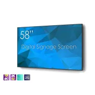 Display led 58 4k 24/7 profesional swedx sds58k8-01 Swedx - 1