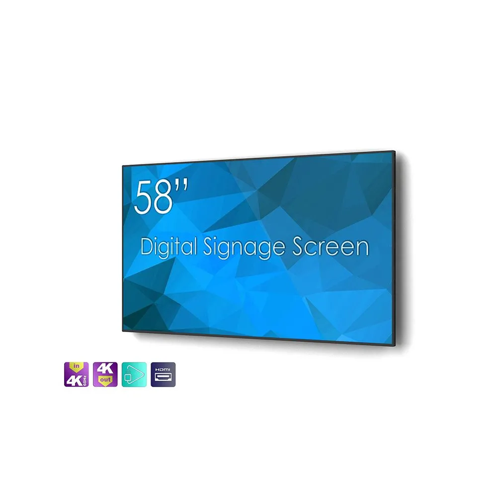 Display led 58 4k 24/7 profesional swedx sds58k8-01 Swedx - 1