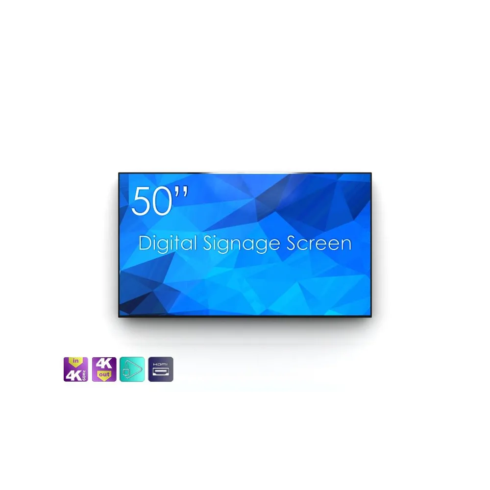 Display led 50 4k 24/7 profesional swedx sds50k8-01 Swedx - 1