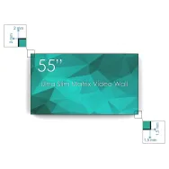 Display 55 ultra matrix videowall full hd bezel 3.5mm Swedx - 1