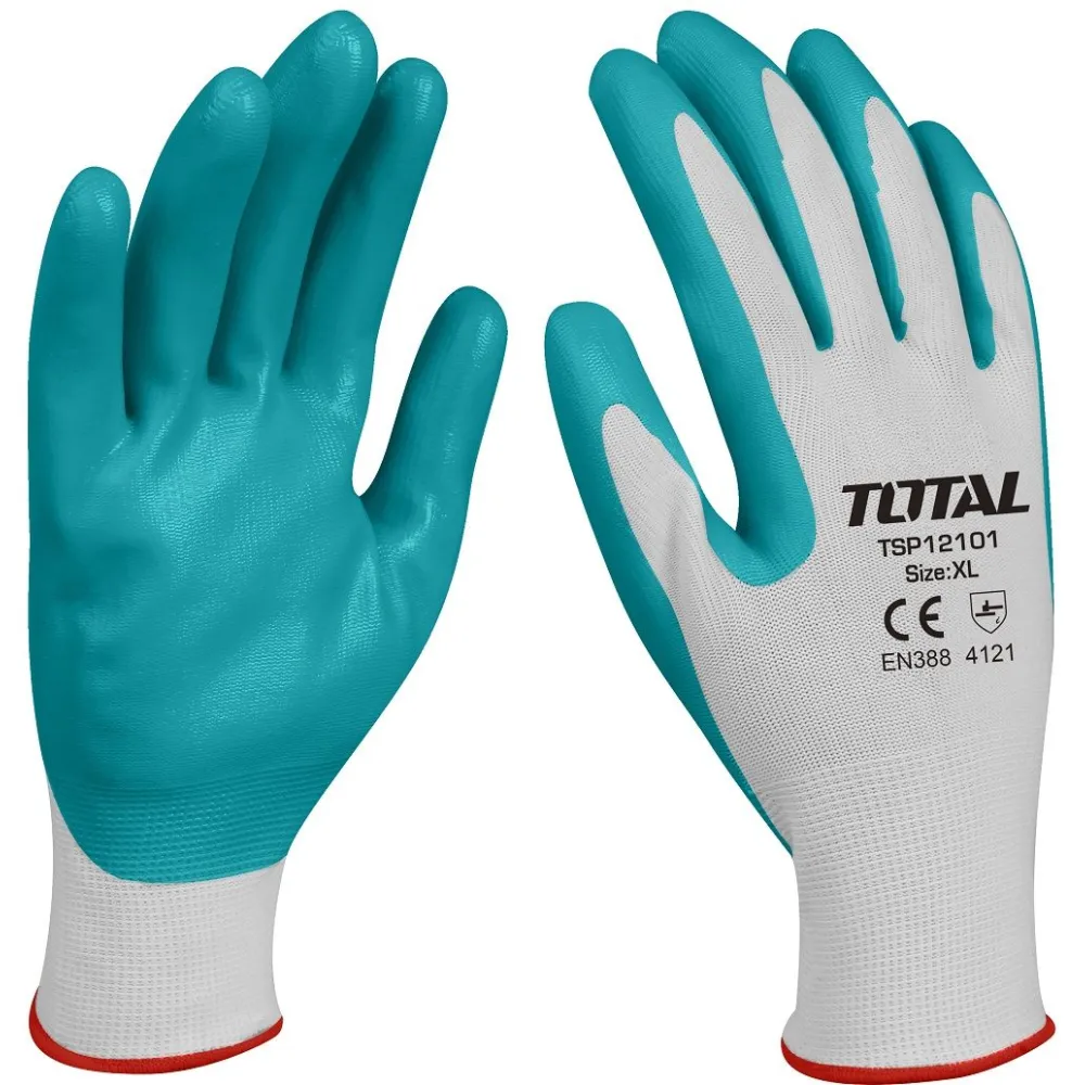 Total - manusi de protectie - nitril + textil - xl Total - 1