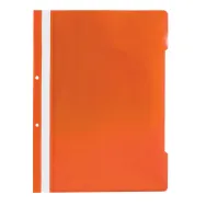 Dosar cu sina si 2 perforatii portocaliu 25 bucati/set  - 1