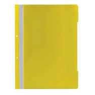 Dosar cu sina si 2 perforatii galben 25 bucati/set  - 1