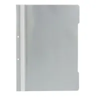 Dosar cu sina si 2 perforatii gri 25 bucati/set  - 1