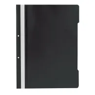 Dosar cu sina si 2 perforatii negru 25 bucati/set  - 1