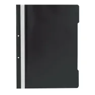 Dosar cu sina si 2 perforatii negru 25 bucati/set  - 1