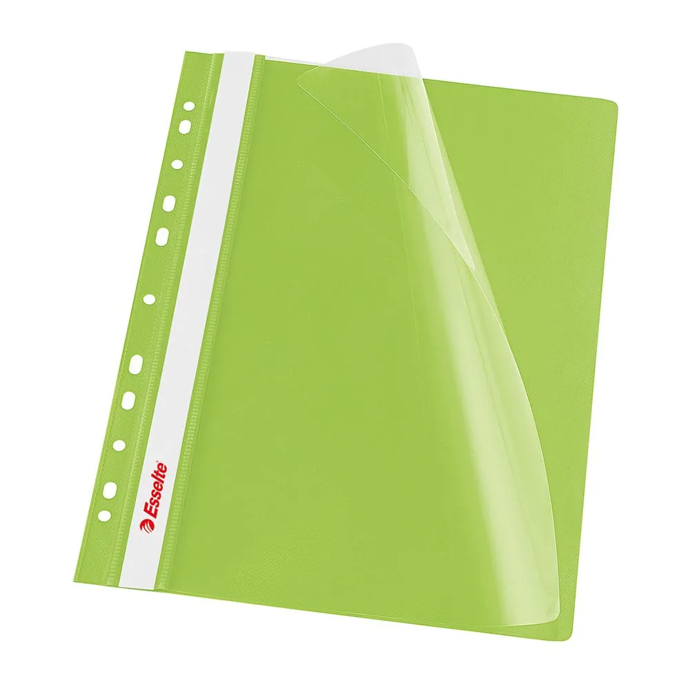 Dosar pp cu multiperforatii  esselte vivida a4 verde 10 buc/set Esselte - 1