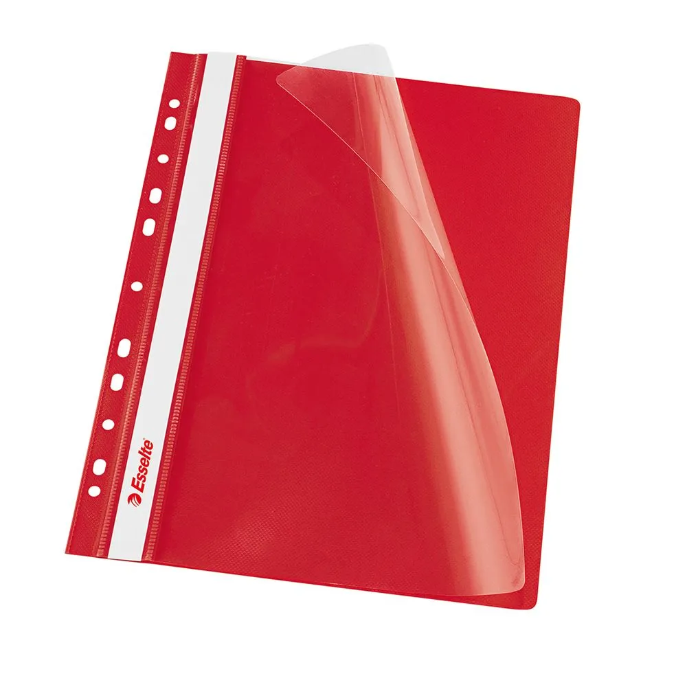 Dosar pp cu multiperforatii esselte vivida a4 rosu 10 buc/set Esselte - 1