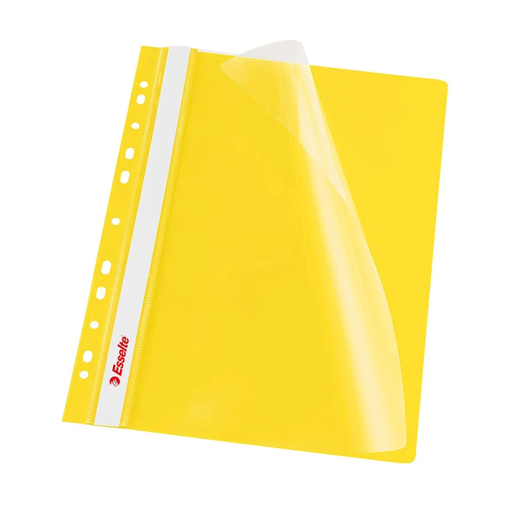 Dosar pp cu multiperforatii esselte vivida a4 galben 10 buc/set Esselte - 1