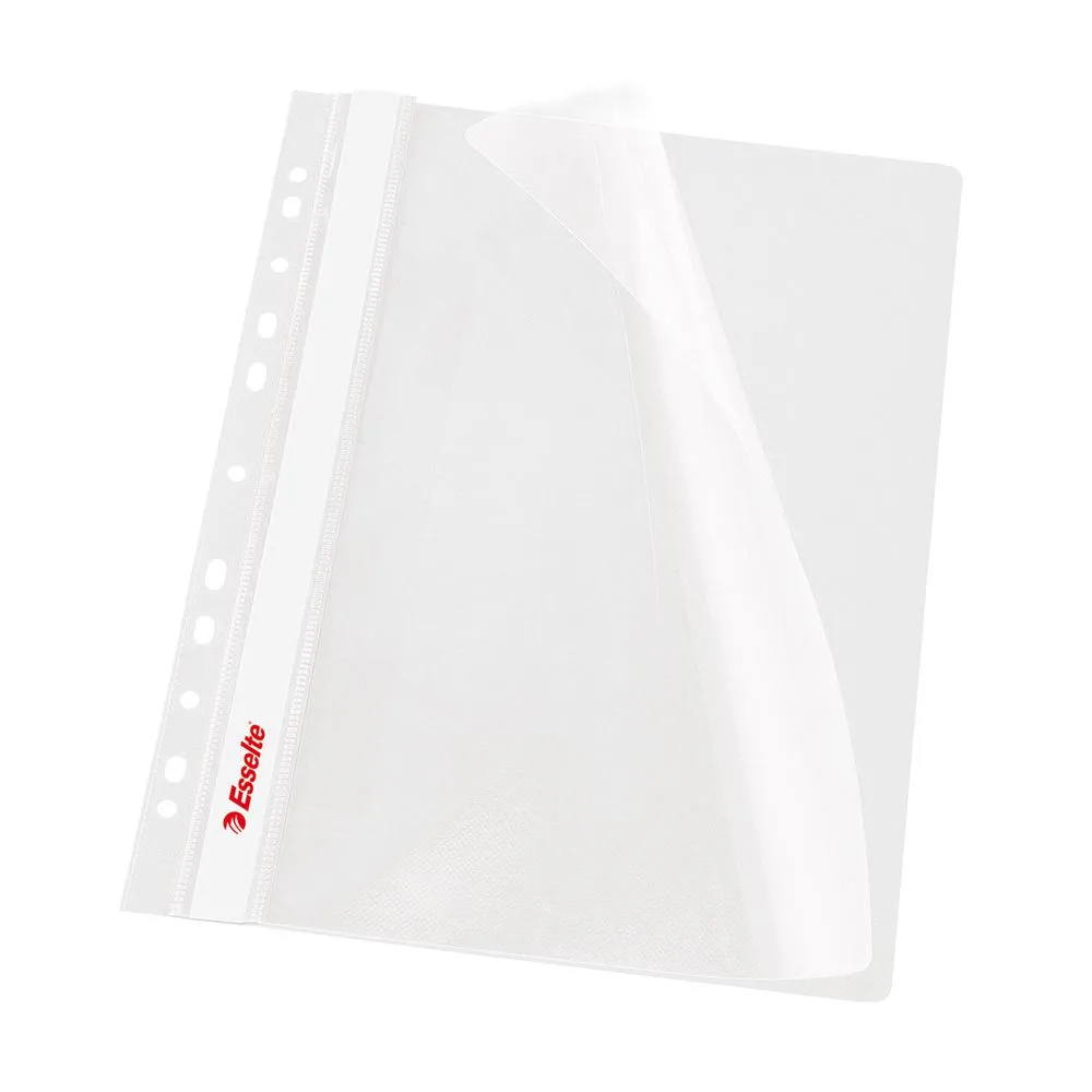 Dosar pp cu multiperforatii esselte vivida a4 alb 10 buc/set Esselte - 1
