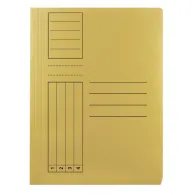 Dosar cu sina basic carton galben  - 1